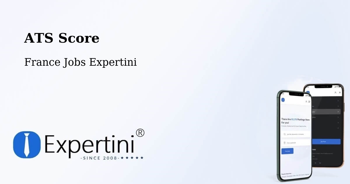 Resume ATS Score & Job Description Match Tool – Brest - France Jobs Expertini